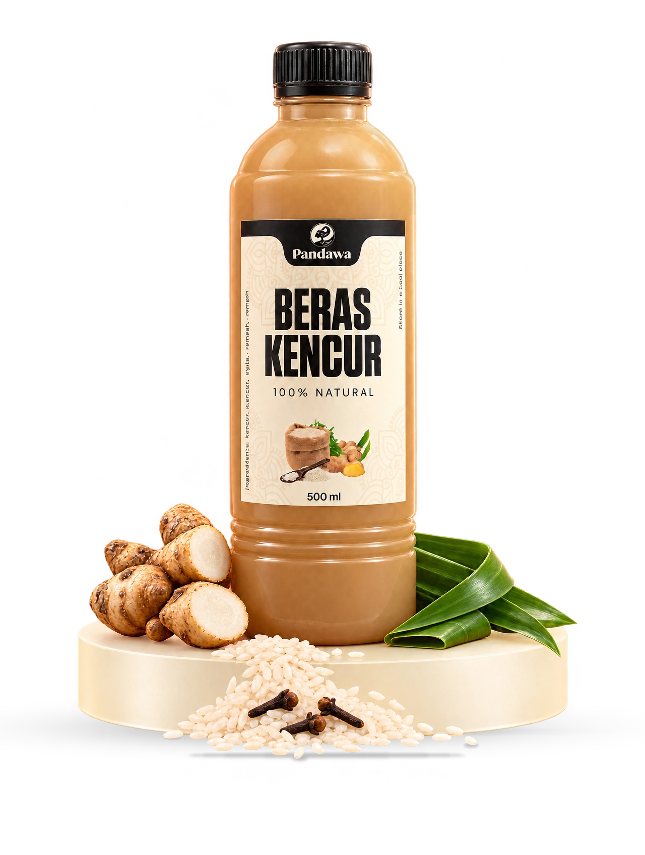 Beras Kencur 500 ml — owner-supplied studio image
